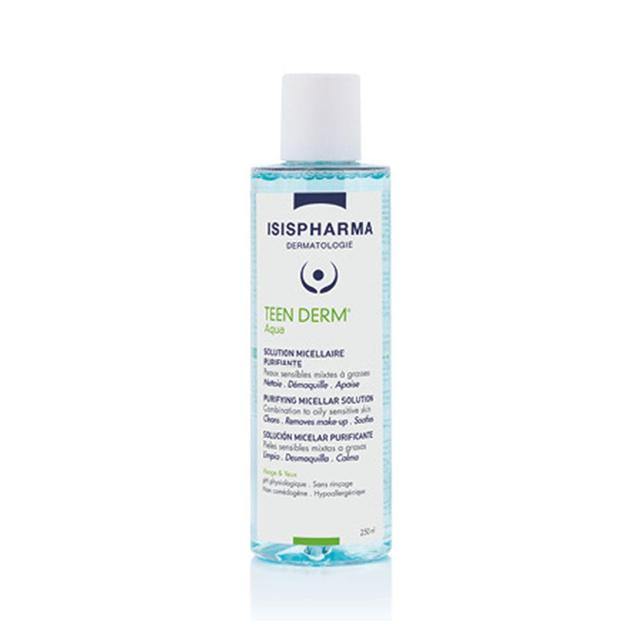 Aqua Purifying Micellar Solution per pelli da miste a grasse 250ml Teen Derm Isispharma - Easypara on Productcaster.