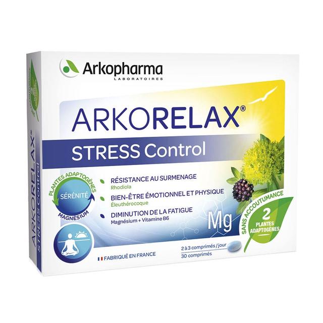 Controllo dello stress Magnesio, Vitamina B6 30 compresse Arkorelax Arkopharma - Easypara on Productcaster.