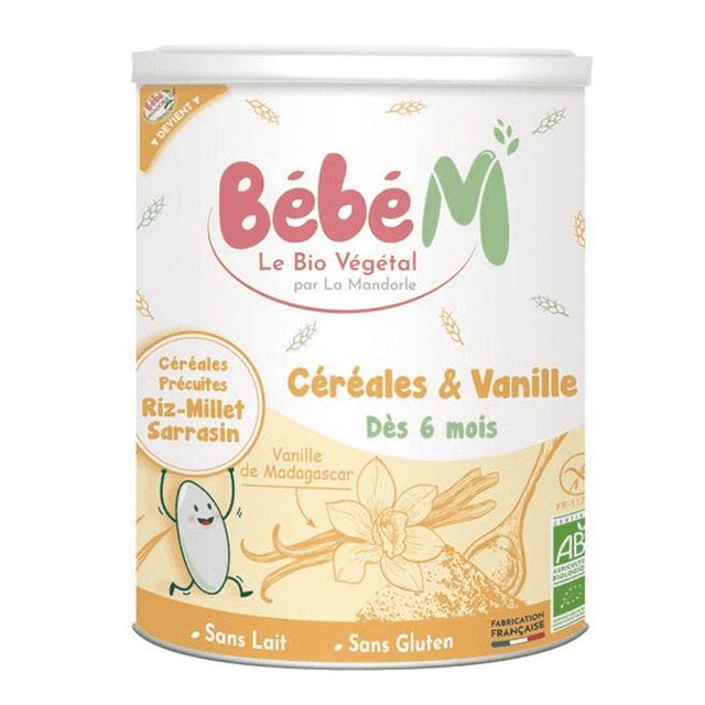 Cereali Vaniglia Bio Bebe M Dai 6 Mesi 400g Bébé M Des 6 Mois La Mandorle - Easypara on Productcaster.