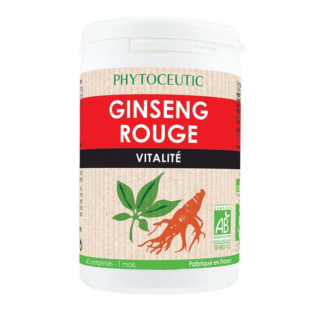 Ginseng rosso biologico 60 compresse Vitalità Phytoceutic - Easypara on Productcaster.