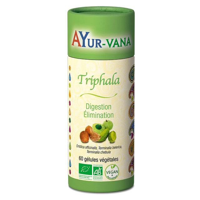 Triphala Organica 60 capsule Digestione ed eliminazione Ayur-Vana - Easypara on Productcaster.