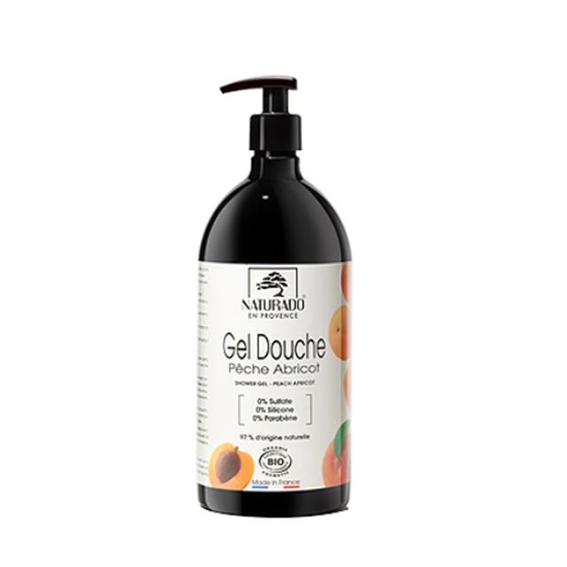 Gel doccia biologico Peche Abricot 1l Naturado - Easypara on Productcaster.