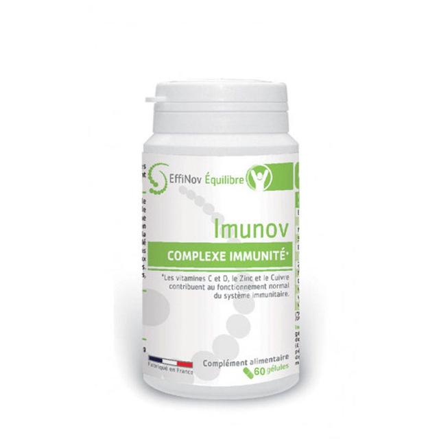 Imunov 60 capsule Complesso di immunità Effinov Nutrition - Fatto in Francia - Easypara on Productcaster.