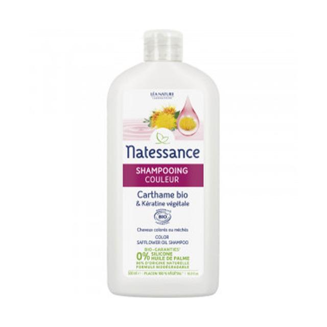 Shampoo per il colore - Cartamo e Cheratina vegetale Bio 500ml Natessance - Easypara on Productcaster.