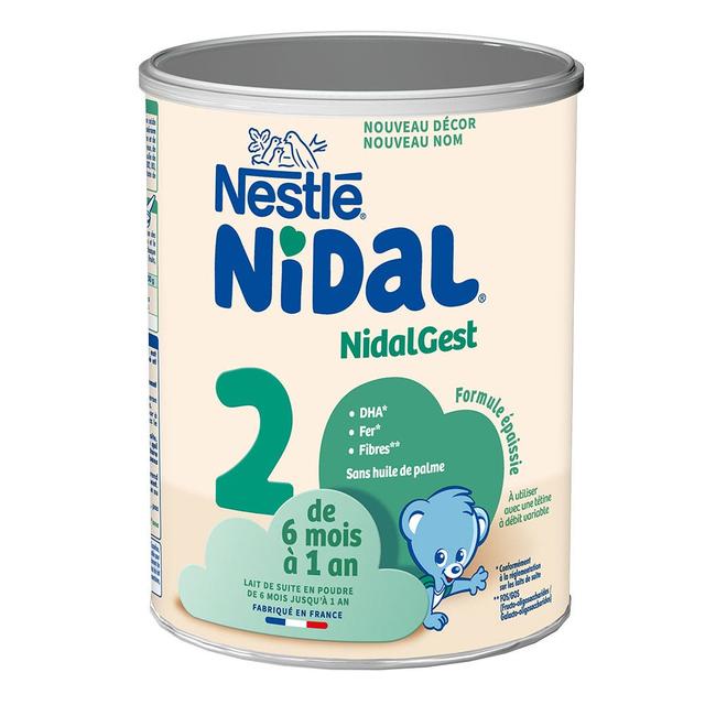 Gest 2 Latte in polvere Formula addensata 800 g Nidal 6-12 mesi Nestlé - Easypara on Productcaster.