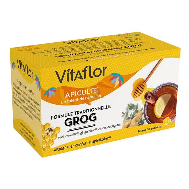 Infuso rinvigorente di Grog 18 borse Vitaflor - Easypara on Productcaster.