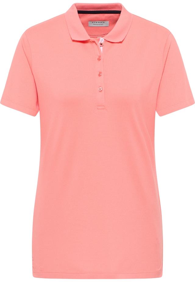 Poloshirt in koralle unifarben on Productcaster.