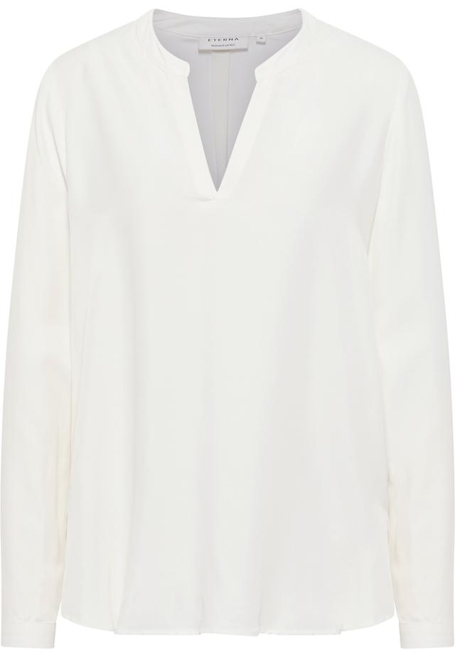 Viscose Shirt Bluse in champagner unifarben on Productcaster.