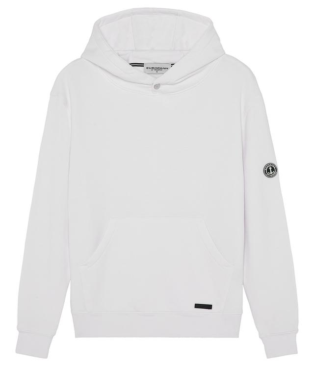 Evan - White Hooded Sweatshirt White Xl Europann on Productcaster.