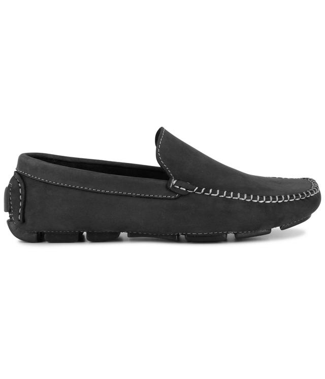 Monza - Mocassins Nubuck Noir 41 Noir Europann Saint-tropez on Productcaster.