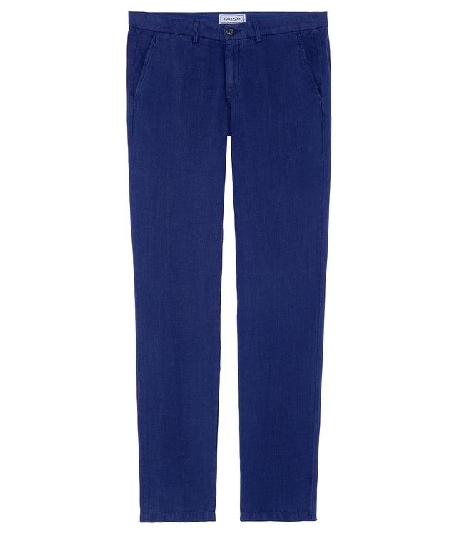 Dylan - Pantalon En Lin Decontracté Indigo 46 Indigo Europann Saint-tropez on Productcaster.