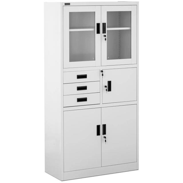 Aktenschrank 90 x 40 x 180 cm 3 Schubladen Tresor - Aktenschränke von Fromm & Starck on Productcaster.