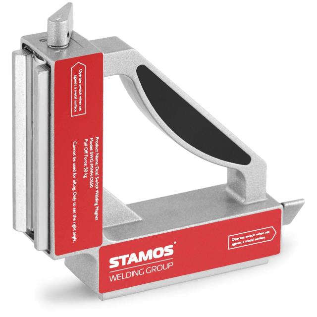 Schweißwinkel 2 Schalter 90° 50 kg - Schweißmagnete von Stamos Welding Group on Productcaster.