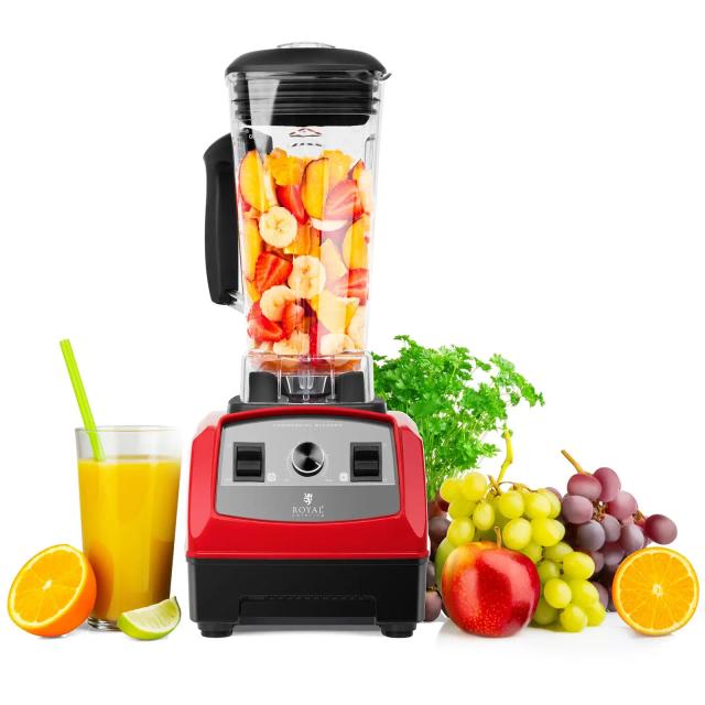 Mixeur blender professionnel Katana - 1 500 W - 32 000 tr/min - 2 l - Rouge | Royal Catering on Productcaster.