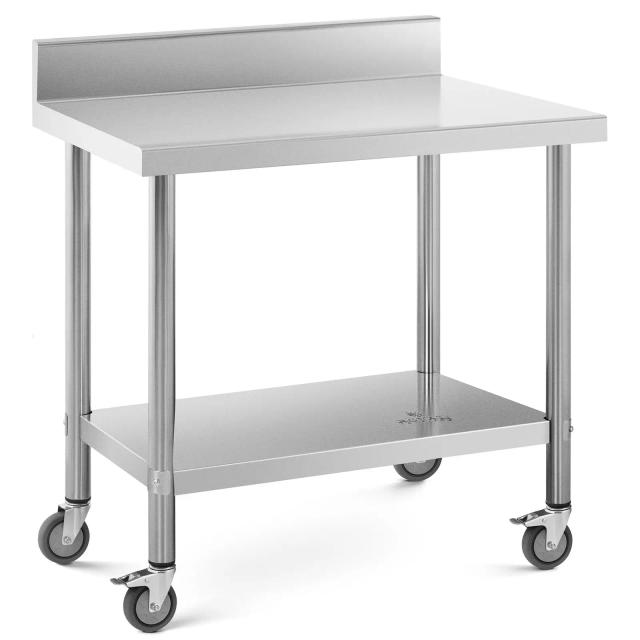 Werktafel - 60 x 90 cm - opstand - 145 kg draagvermogen - Royal Catering on Productcaster.