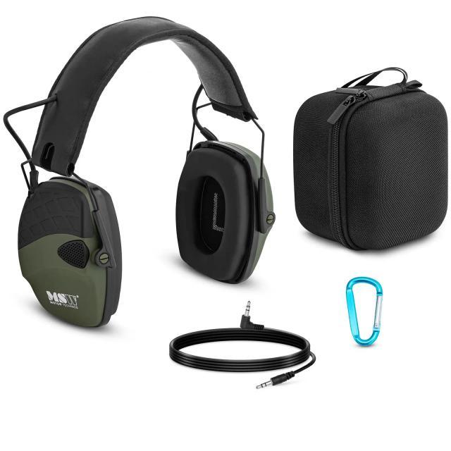 Casque antibruit - contrôle dynamique du bruit extérieur - Vert | MSW on Productcaster.