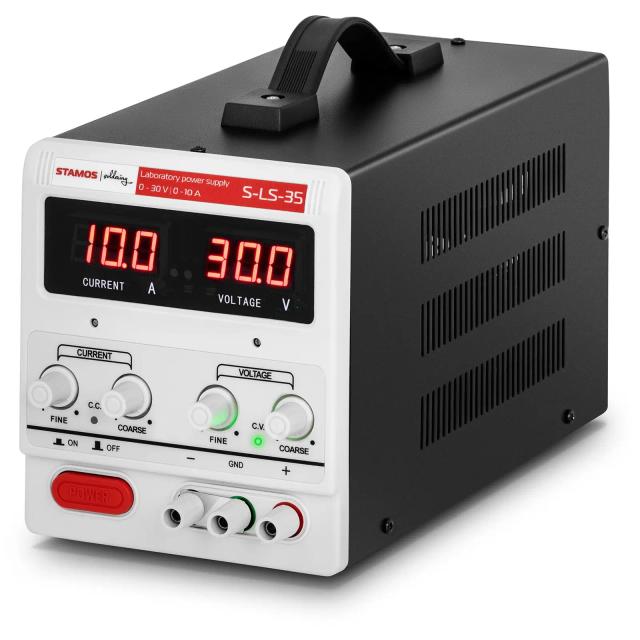 Alimentatore da banco - 0-30 V - 0-10 A CC - 300 W | Stamos Soldering on Productcaster.