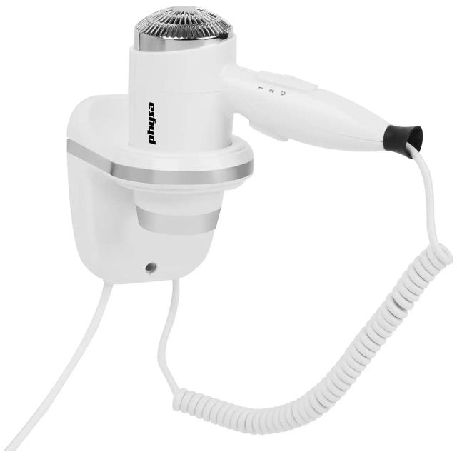 Hotel Hair Dryer 1600 W White - by Physa on Productcaster.