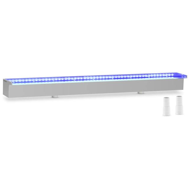 Surge Shower 90 cm LED Lighting Blue / White - Water Spillway by Uniprodo on Productcaster.