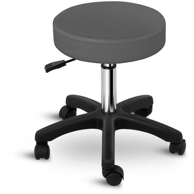 Work Stool 450 580 mm 150 kg Grey - Rolling Stool by Physa on Productcaster.