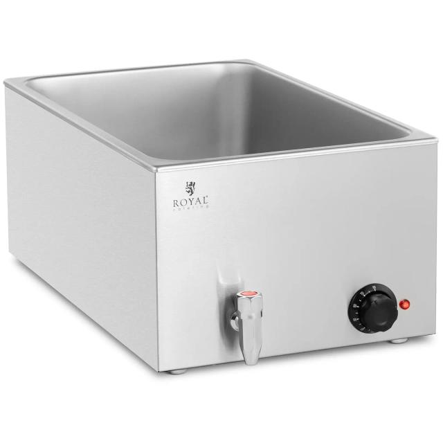 Bain Marie 600 W GN 1/1 bez nádob vypouštěcí kohout - Royal Catering on Productcaster.