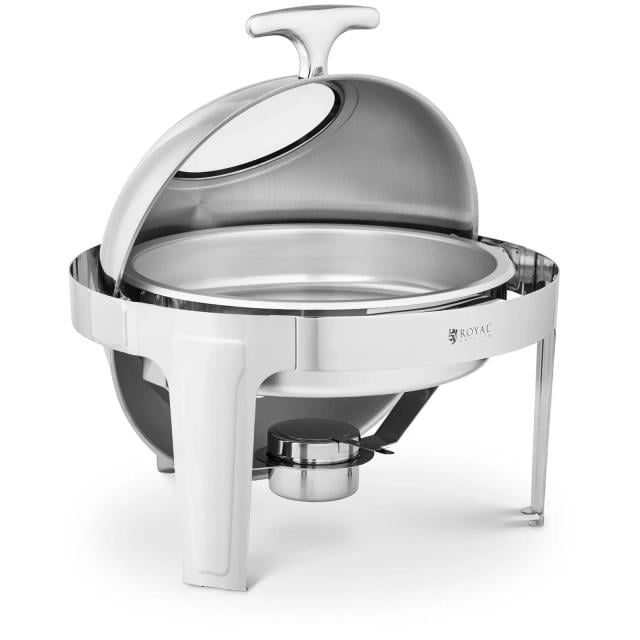 Chafing dish kulatý s okénkem 5,8 l - Royal Catering on Productcaster.