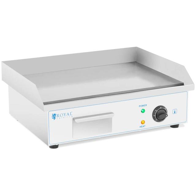 Elektrická grilovací deska 55 cm hladký povrch 3000 W - Elektrický gril Royal Catering on Productcaster.