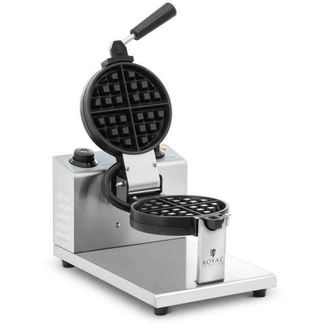 Waffeleisen rund 4 kleine Waffeln 1200 W - Royal Catering on Productcaster.