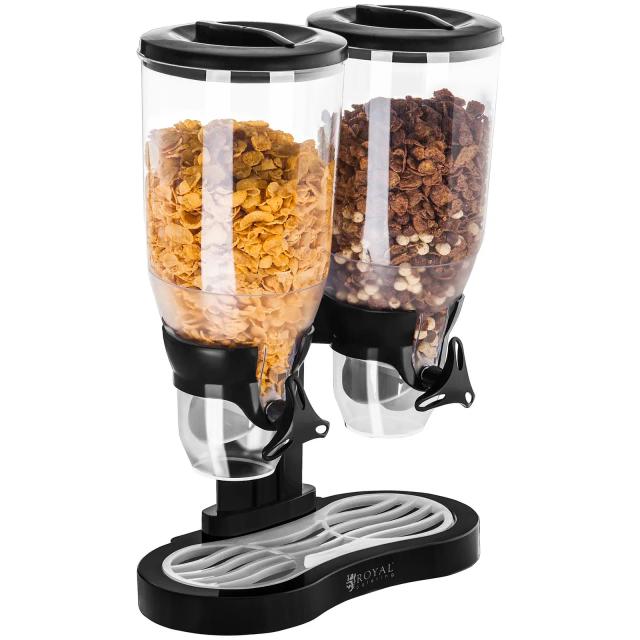 Dispensador de cereales 2 contenedores - 6 l | Royal Catering on Productcaster.