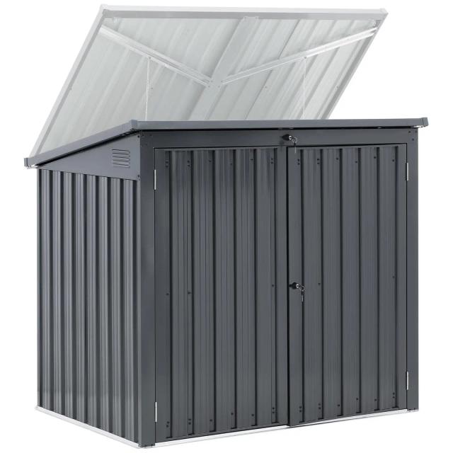 Metal Bin Box - 2 κάδοι (240 L) - uε δυνατότητα κλειδώuατος | Uniprodo on Productcaster.