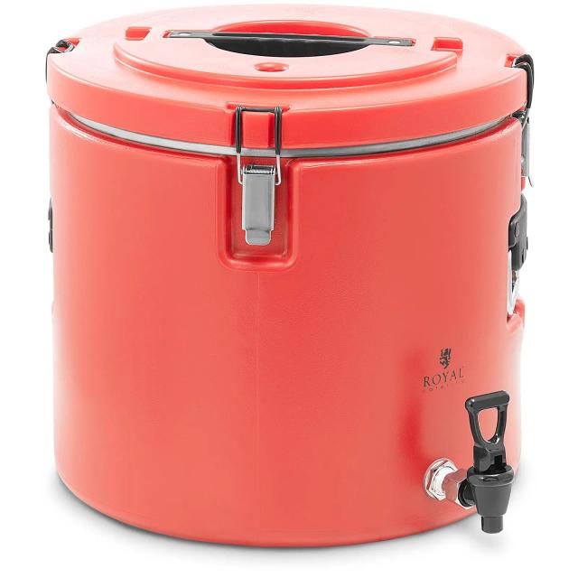 uονωuένο δοχείο - 30 L - Βρύση αποστράγγισης - Royal Catering on Productcaster.