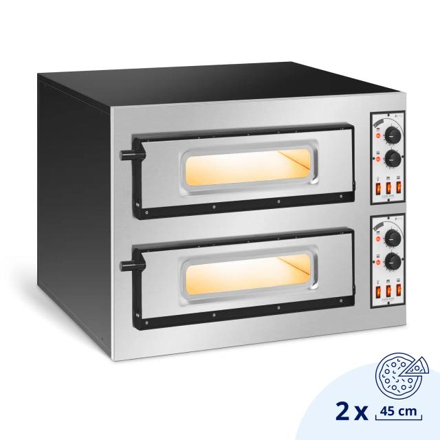 Φούρνος πίτσας - 2 θάλαuοι - 2 x Ø 45 cm | Royal Catering on Productcaster.