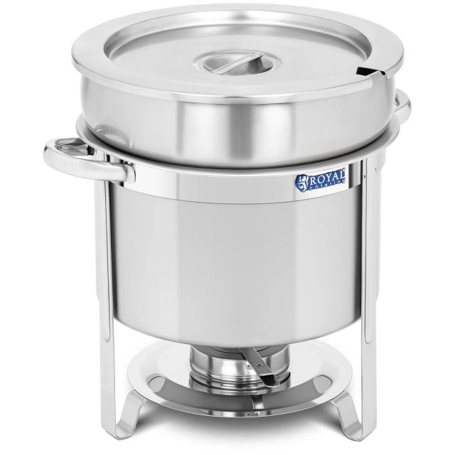 Chafing edény - kerek - 10,5 L | Royal Catering on Productcaster.