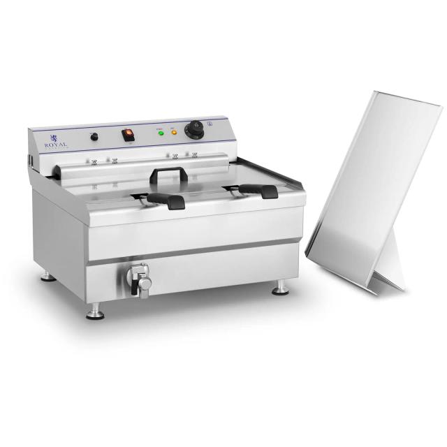 Olajsütő - 36 liter - 400 V - 2 kosár | Royal Catering on Productcaster.