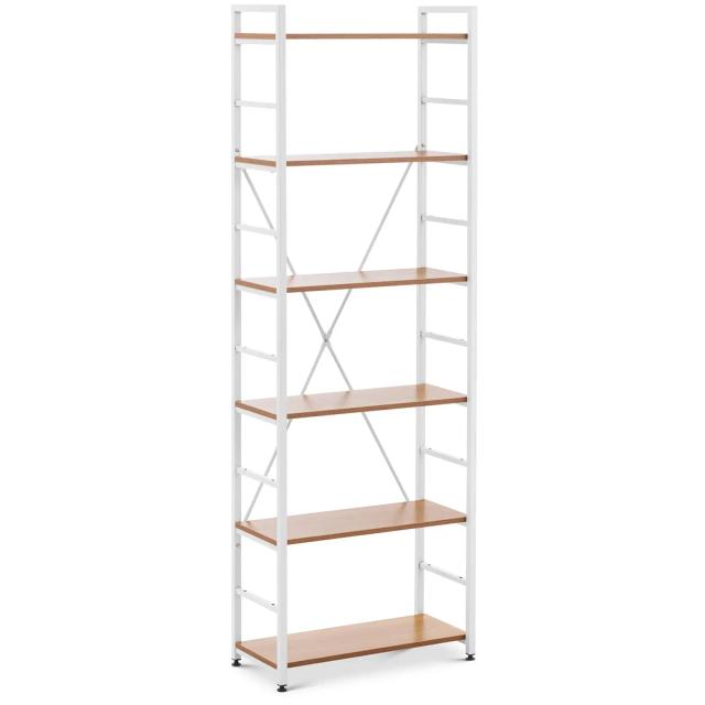 Könyvespolc - 28 x 60 x 182 - 150 kg - fehér | Fromm & Starck on Productcaster.