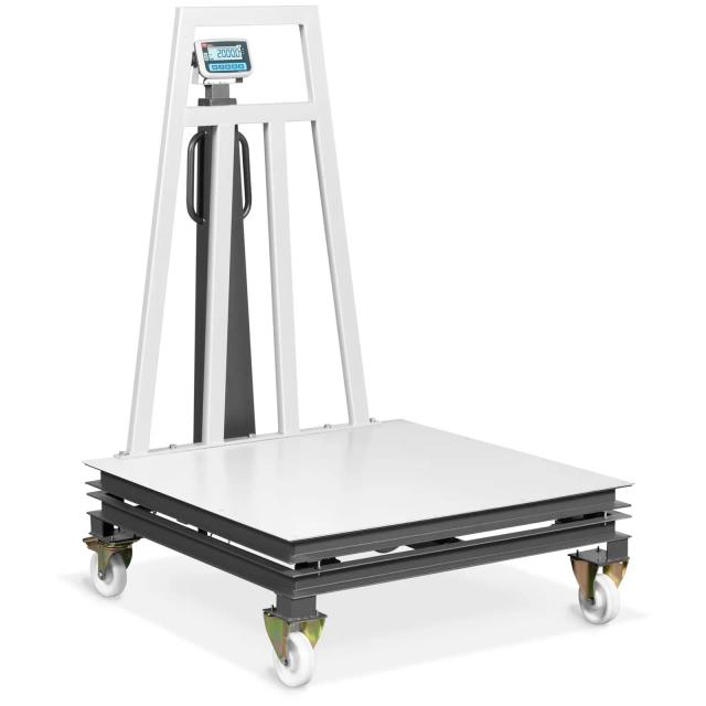 TEM Platform mérleg - hitelesítve - 500 g (0–1500 kg) / 1 kg (1500–2 000 kg) - 1200 x 1200 mm - görgőkkel on Productcaster.