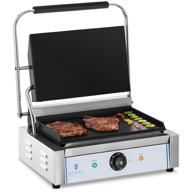 Kontakt grill - sima - 2200 W | Royal Catering on Productcaster.