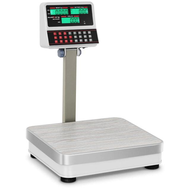 Árszorzós mérleg - 60 kg / 5 g - fehér - LCD | Steinberg Systems on Productcaster.