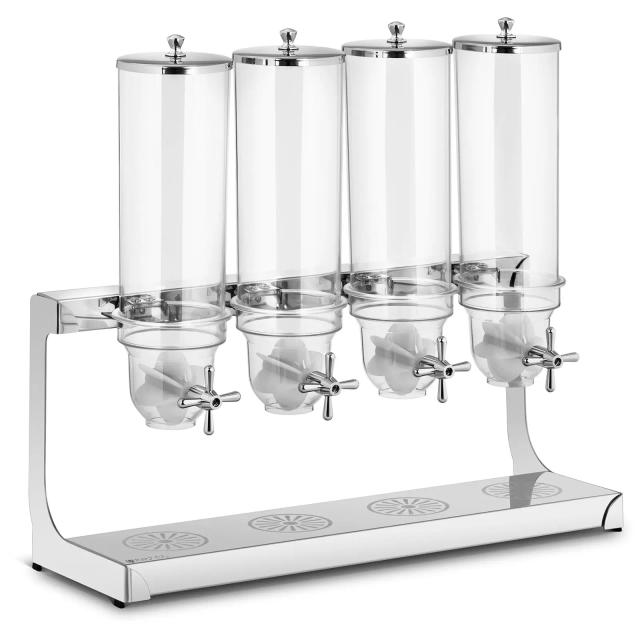 Müzli adagoló - 4 x 3,5 l - 4 Tartály | Royal Catering on Productcaster.