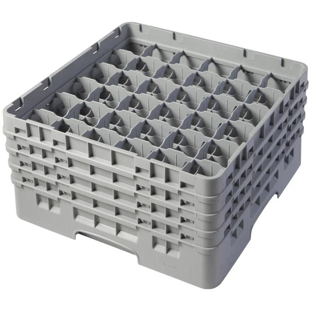 CAMBRO Camrack mosogatókosár poharakhoz - 36 rekesz - 50 x 50 x 26,7 cm - pohármagasság: 21,5 cm on Productcaster.