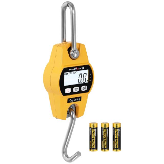 Darumérleg - 300 kg / 100 g - LCD - sárga | Steinberg Systems on Productcaster.