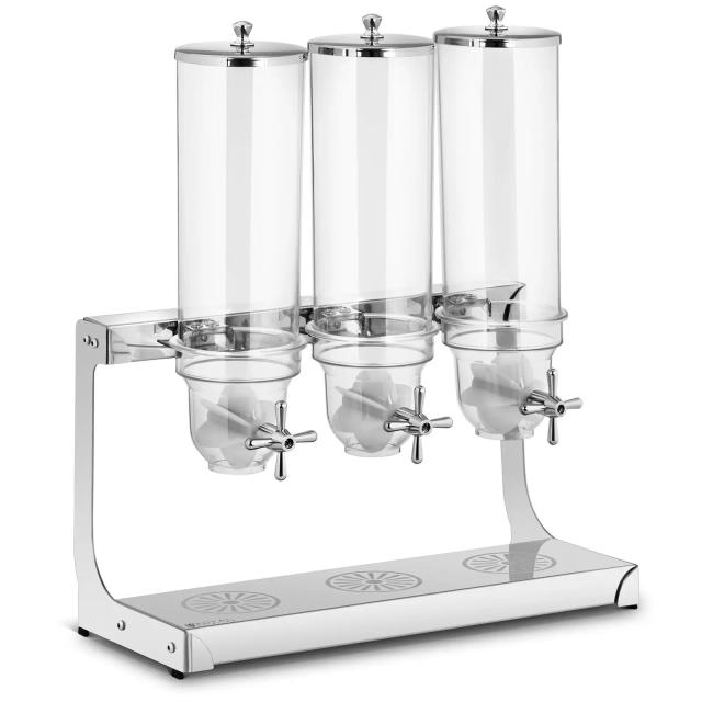 Müzli adagoló - 3 x 3,5 l - 3 Tartály | Royal Catering on Productcaster.