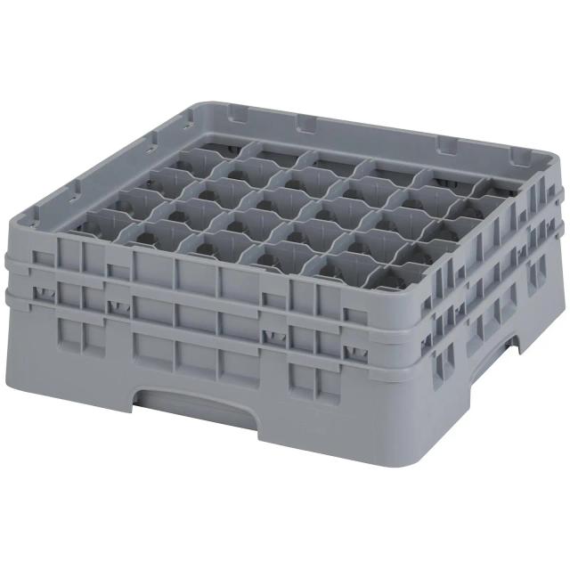 CAMBRO Camrack mosogatókosár poharakhoz - 36 rekesz - 50 x 50 x 18,4 cm - pohármagasság: 13,5 cm on Productcaster.