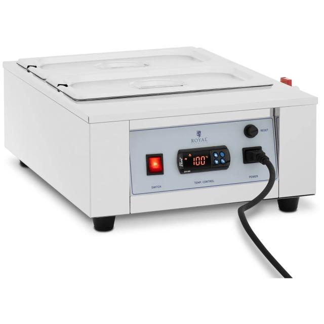 Csokoládé olvasztó gép - 2 x 3,2 l - 100 °C - Royal Catering on Productcaster.