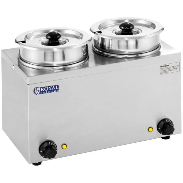 Leves melegentartó - 2 x 2,75 liter - 300 W | Royal Catering on Productcaster.