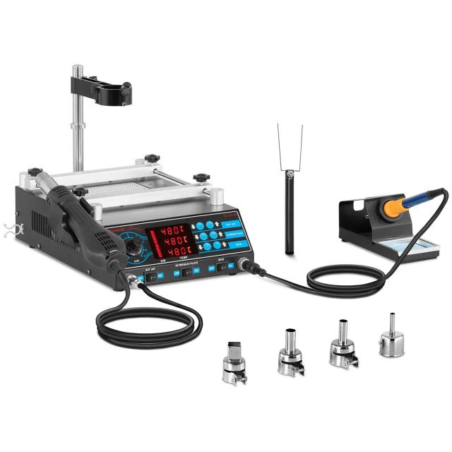 Forrasztóállomás előmelegítő lemezzel és 2 tartóval - BASIC | Stamos Soldering on Productcaster.