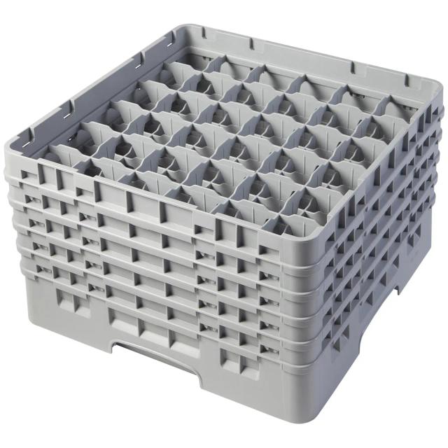 CAMBRO Camrack mosogatókosár poharakhoz - 36 rekesz - 50 x 50 x 30,8 cm - pohármagasság: 25,7 cm on Productcaster.