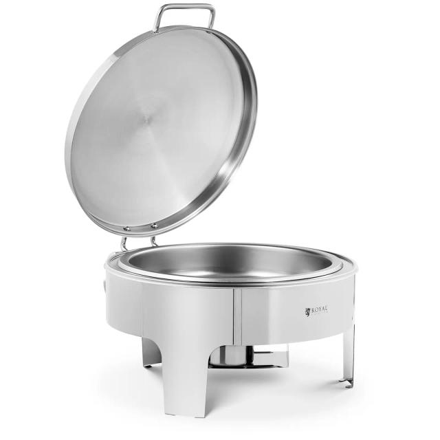 Chafing - kerek - Royal Catering - 5,8 l - 1 fűtőanyagcella on Productcaster.