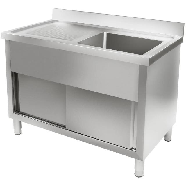 Mosogató asztal - 120 cm | Royal Catering on Productcaster.