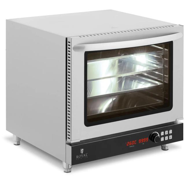 Forrólevegős sütő - 2800 W - időzítő - 3 funkció - 4 tepsi | Royal Catering on Productcaster.